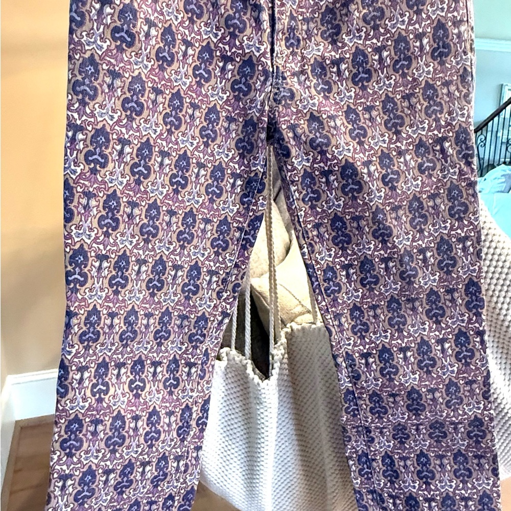 Tory Burch Multicolor Patterned Pants - image 1